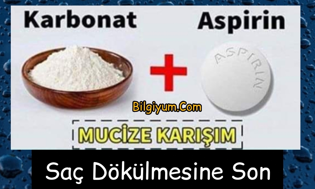 Karbonat ve Aspirin (Saç Dökülmesi çözümü)